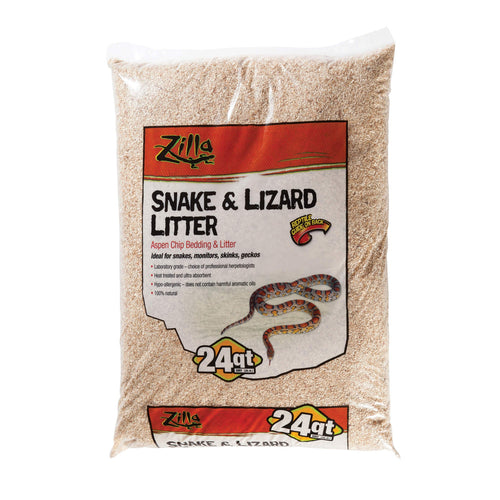 Zilla Snake & Lizard Litter (24 qt - 17.125 x 4.75 x 22.5)