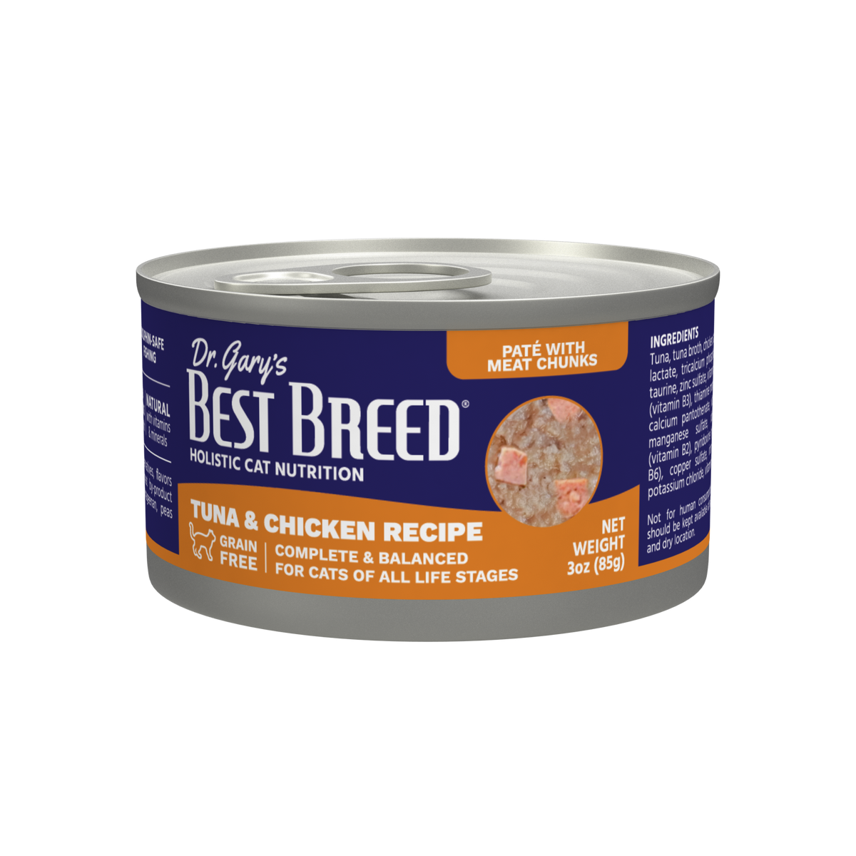 Dr. Gary's Best Breed Tuna & Chicken Recipe Cat Food Howell, MI Pet