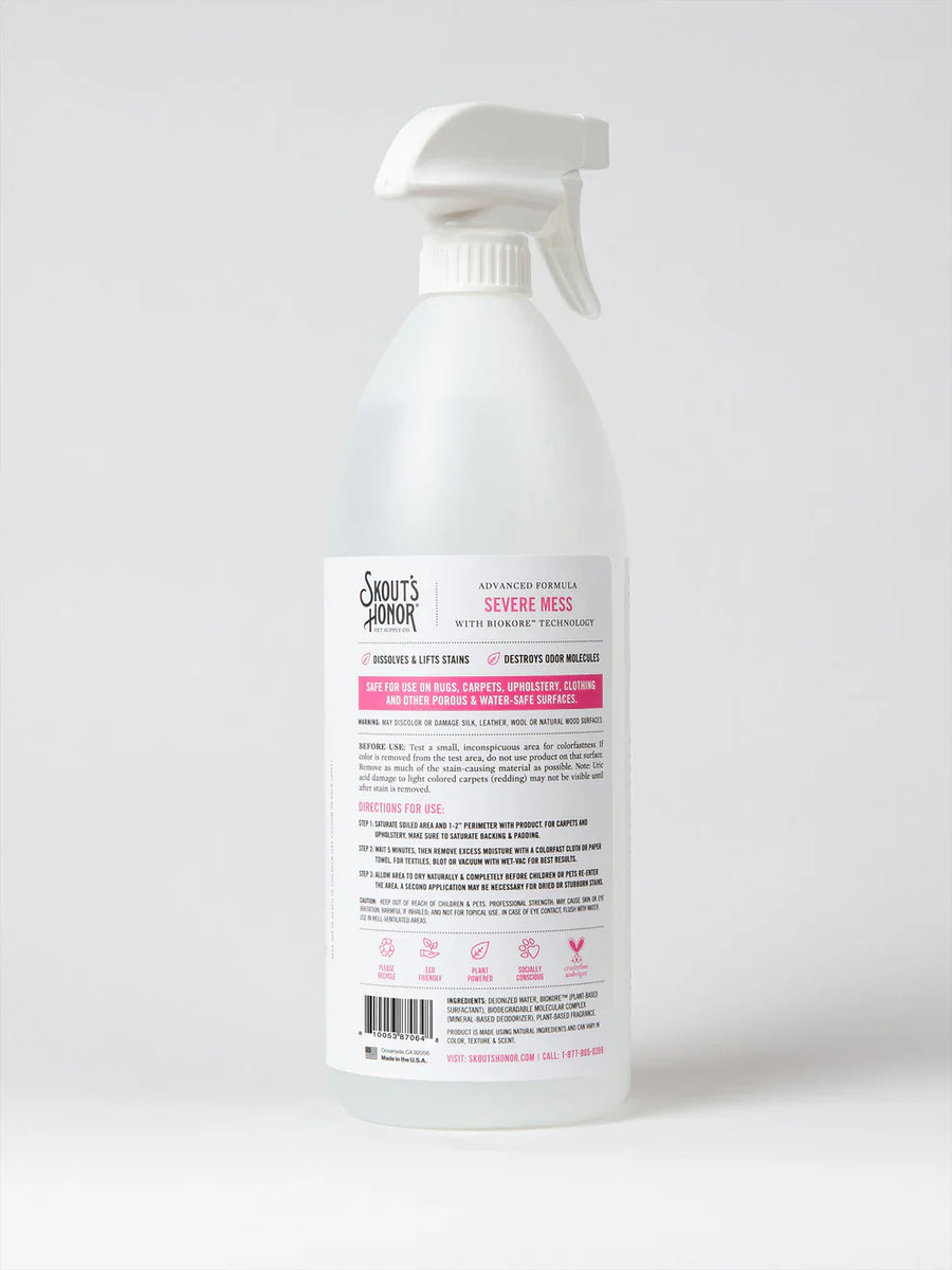 Skout's Honor Cat Severe Mess Stain & Odor Advanced Formula (35 oz) Howell, MI Pet X