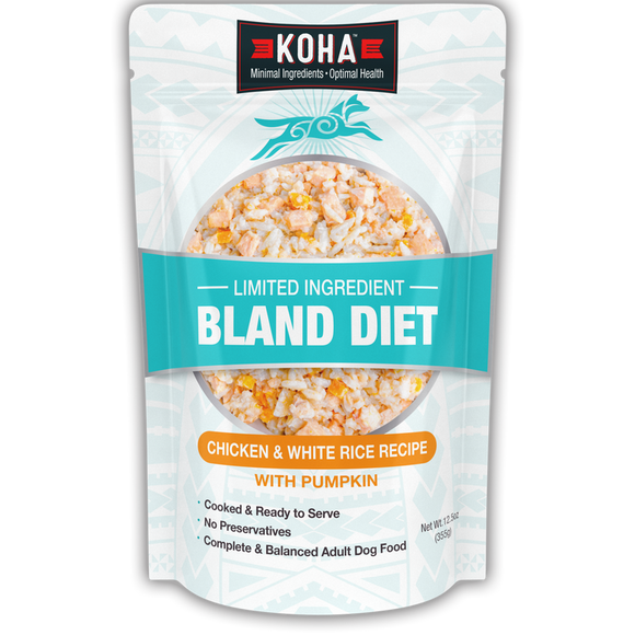 Koha Limited Ingredient Bland Diet Chicken & White Rice Recipe for Dogs (12.5 oz)
