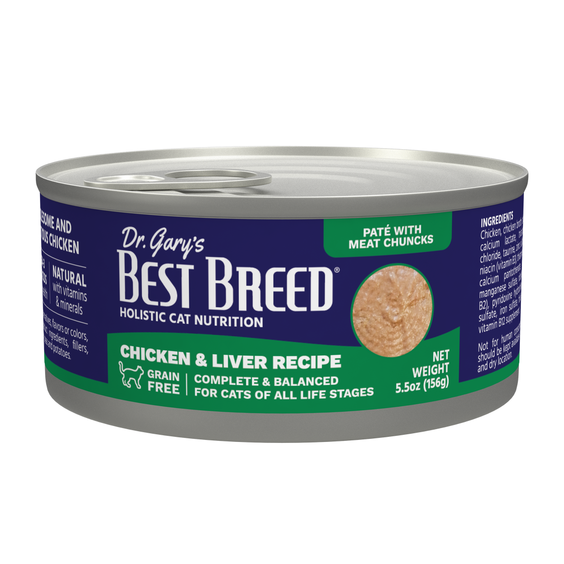 Dr. Gary's Best Breed Chicken & Liver Recipe Cat Food Howell, MI