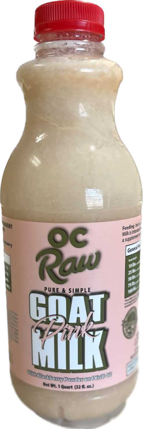OC Raw Dog Frozen Pink Goat Milk