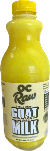 OC Raw Dog Frozen Yellow Goat Milk