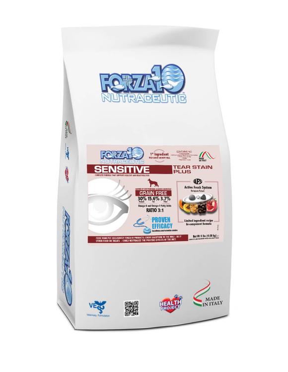 Forza10 Nutraceutic Sensitive Tear Stain Plus Grain-free Dry Dog Food (4 lb)