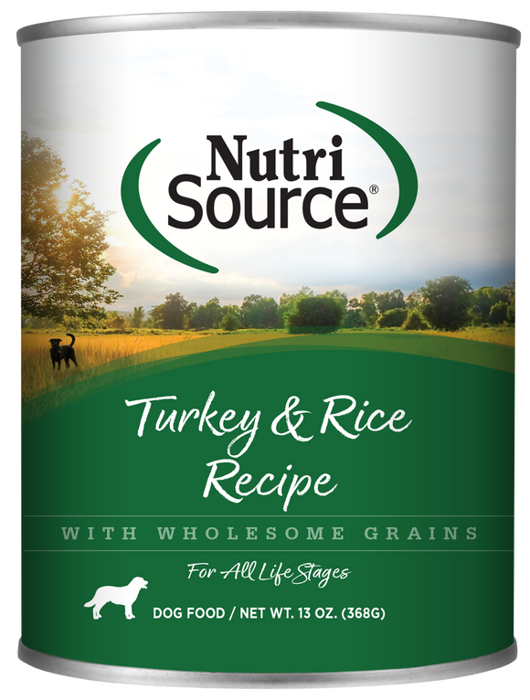 NutriSource® Turkey & Rice Recipe Healthy Wet Dog Food (13 oz)