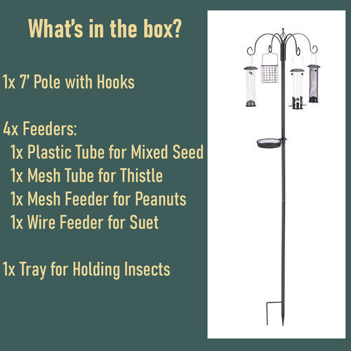 North States Ultimate Birdfeeding Station (7 ft.)