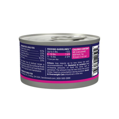 Dr. Gary's Best Breed Tuna & Seafood Recipe Cat Food