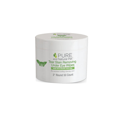 Pure and Natural Pet Tear Stain Removing Under Eye Wipes