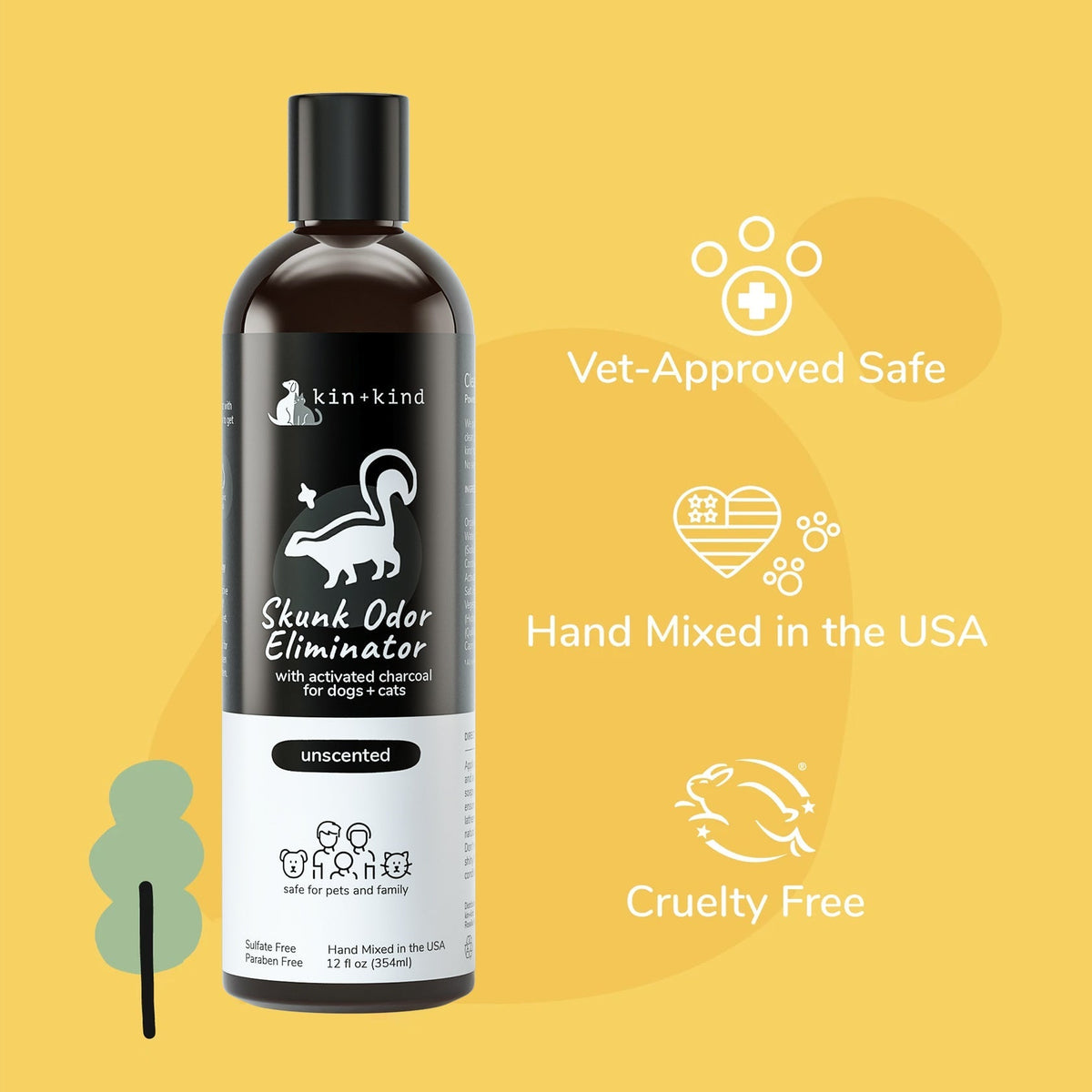 Kin + Kind Skunk Odor Eliminator Pet Shampoo - Howell, MI - Pet X ...