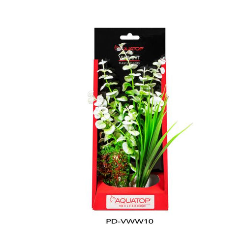 Aquatop Vibrant Wild Plant White