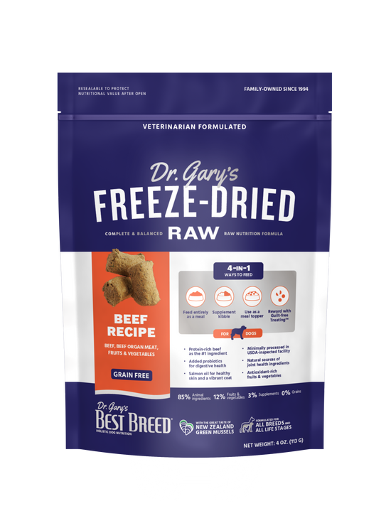 Dr Gary's Best Breed Freeze-dried Beef Recipe