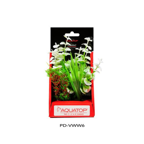 Aquatop Vibrant Wild Plant White