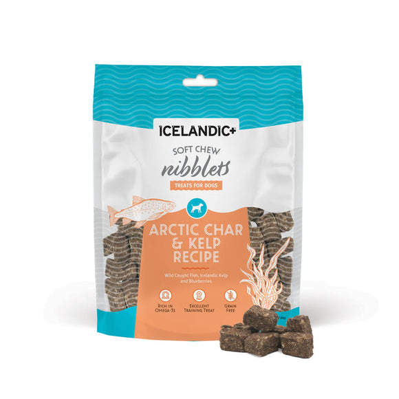 Icelandic+™ Arctic Char & Kelp Soft Chew Nibblets For Dogs (2.25 oz)