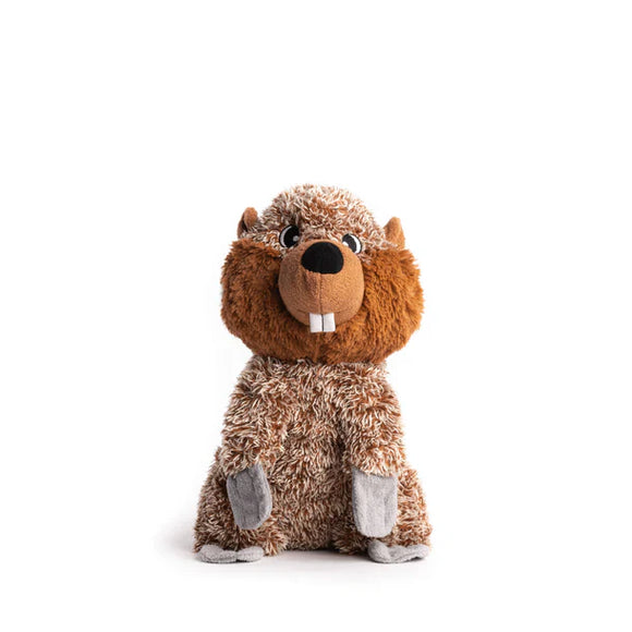 Fabdog Fluffy Beaver Dog Toy (Large)