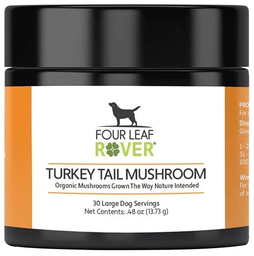 Four Leaf Rover Turkey Tail Mushroom for Dogs (.48 oz)