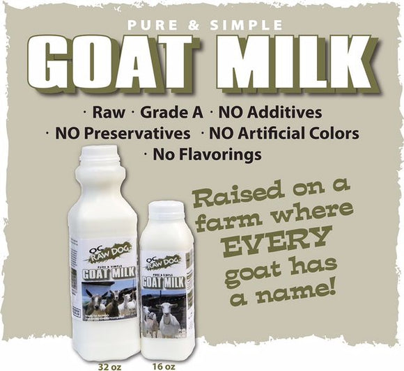 OC Raw Goat Milk (32 Oz)