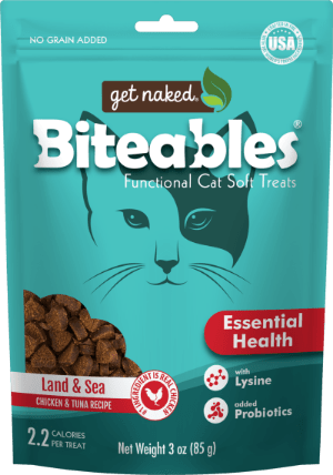 Get Naked® Biteables® Essential Health Functional Cat Soft Treats Land & Sea Flavor (3 oz)