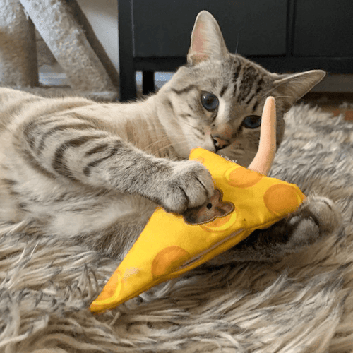 Meowijuana Get Cheezy Refillable Cheese & Mouse Cat Toys