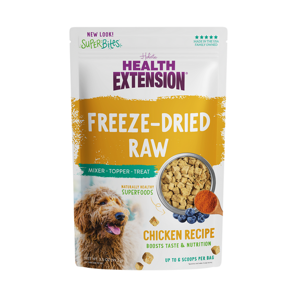 Health Extension Superbites Freeze Dried Raw Chicken for Dogs (3.5 oz)
