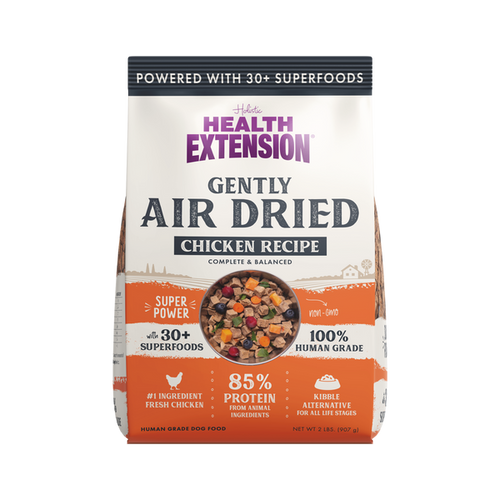 Health Extension Gently Air Dried Complete Chicken Recipe Dog Food (2 lb)
