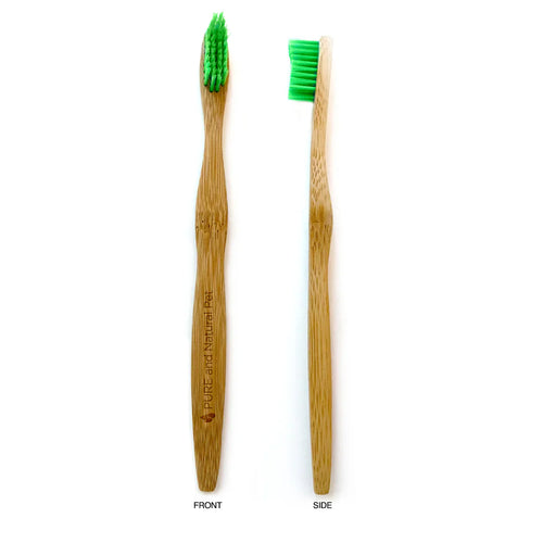 Pure and Natural Tooth Gel and Bamboo Toothbrush for Large Dogs - Organic Dental Solutions® (1 Kit)