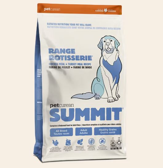 Petcurean Summit Range Rotisserie Chicken Meal + Turkey Meal Recipe for Adult Dogs (25 lb)