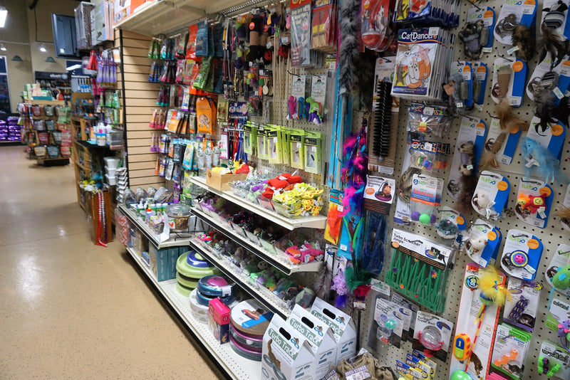pet x supplies and tack around the store