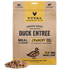 Vital Essentials Freeze-Dried Raw Protein Duck Crunchy Mini Nibs Meal or Mixer Dog Food
