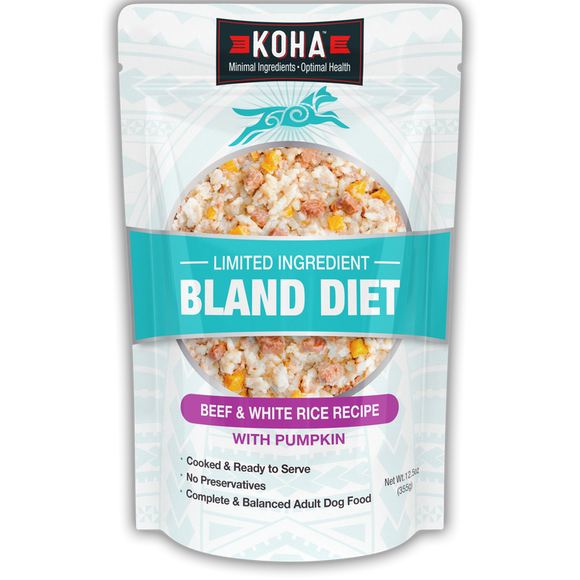 Koha Limited Ingredient Bland Diet Beef & White Rice Recipe for Dogs (12.5 oz)