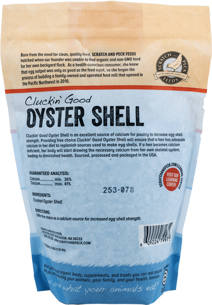 Shell Howell Mi Scratch and Peck Feeds Cluckin’ Good Oyster Shell - Howell, MI - Pet X ...