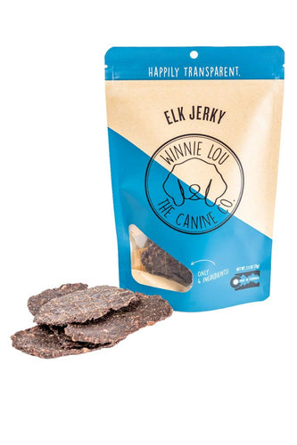 Winnie Lou Elk Jerky Dog Treat