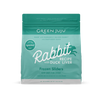 Green Juju Rabbit Recipe with Duck Liver Frozen Patties & Sliders Raw Diet for Dogs