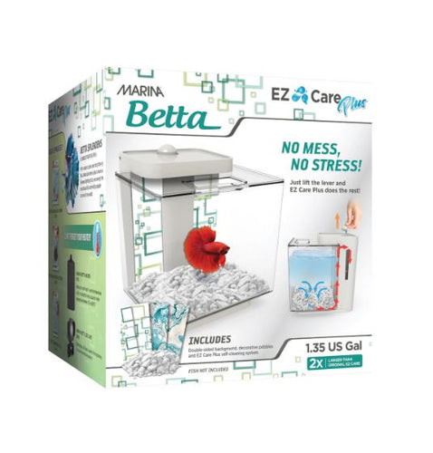 Marina Blue Betta Aquarium EZ Care Plus Kit