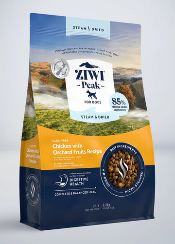 Ziwi Peak Steam & Dried Chicken with Orchard Fruits Recipe Dog Food