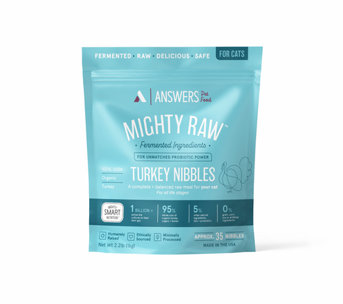 Answers Pet Food Mighty Raw Turkey For Cats