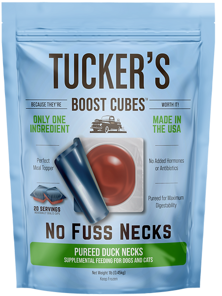 Tucker's Boost Cubes Pureed Duck Necks