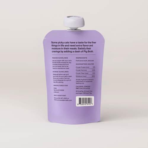 Smalls Pig Broth Cat Topper