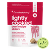 Smallbatch Lightly Cooked Beef Sliders for Dogs Frozen Food