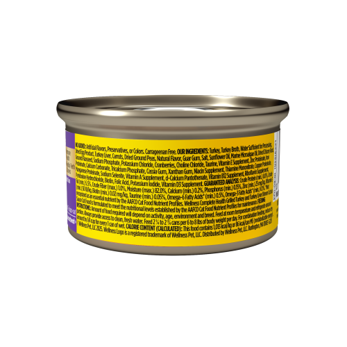 Wellness Complete Health Grilled Turkey & Turkey Liver Wet Cat Food Recipe