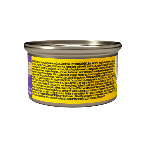 Wellness Complete Health Grilled Beef & Lamb Wet Cat Food Recipe