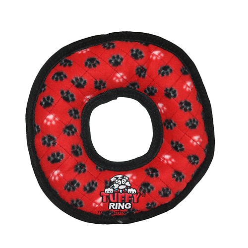 Tuffy® - Original Ring Red Dog Toy