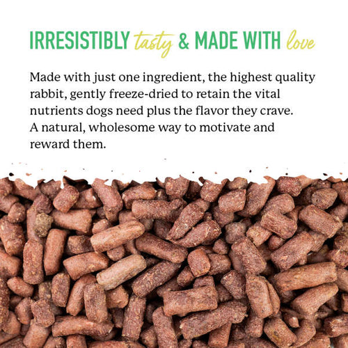 Dr. Harvey's Rabbit Bites Freeze-Dried Raw Dog Treat (7 oz)