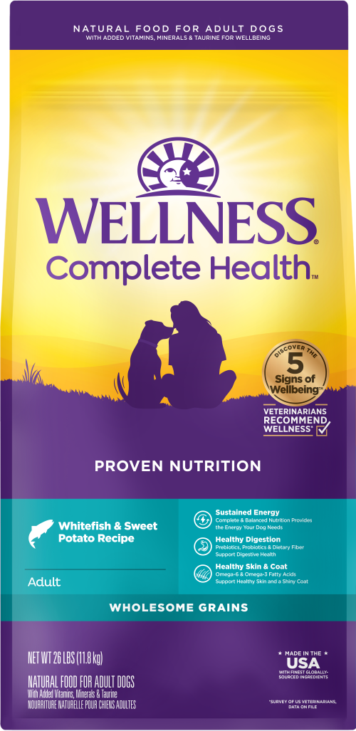 Wellness Complete Health Grained Whitefish & Sweet Potato Recipe Dry Dog Food