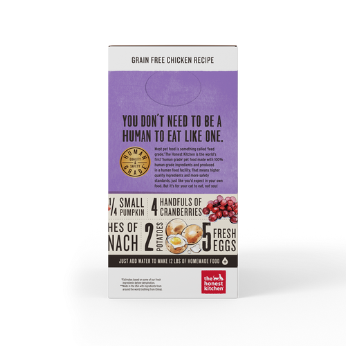 The Honest Kitchen Grain Free Chicken Recipe Dehydrated Cat Food