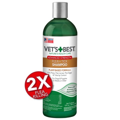 Vet’s Best Advanced Strength Flea + Tick shampoo