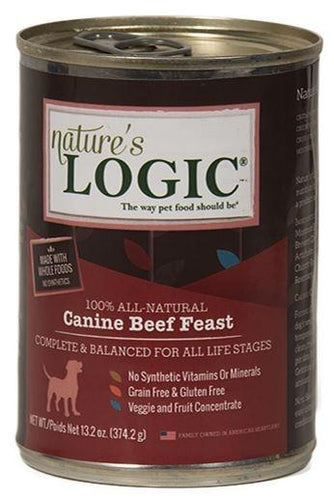 Nature's Logic Canine Grain Free Beef Feast Canned Dog Food
