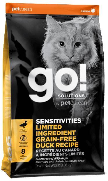 Petcurean GO! Solutions Sensitivities Limited Ingredient Duck Recipe Dry Cat Food