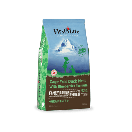 FirstMate Pet Foods Cage Free Duck Meal & Blueberries Formula for cats