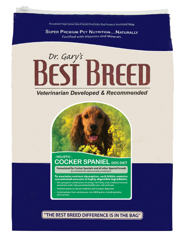 Dr. Gary's Best Breed Cocker Spaniel Dog Diet