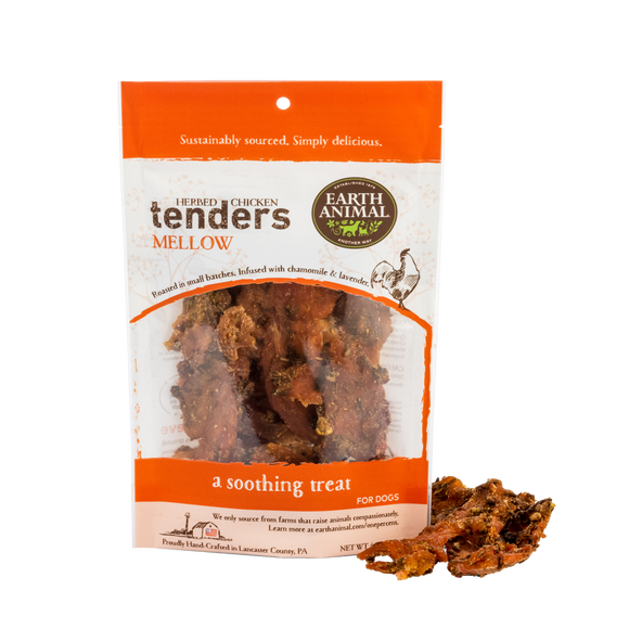 Earth Animal Mellow Herbed Chicken Tenders For Dogs